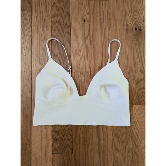 Free People Intimately Sage Nude Longline Bralette Convertible Racerback L - Picture 1 of 6